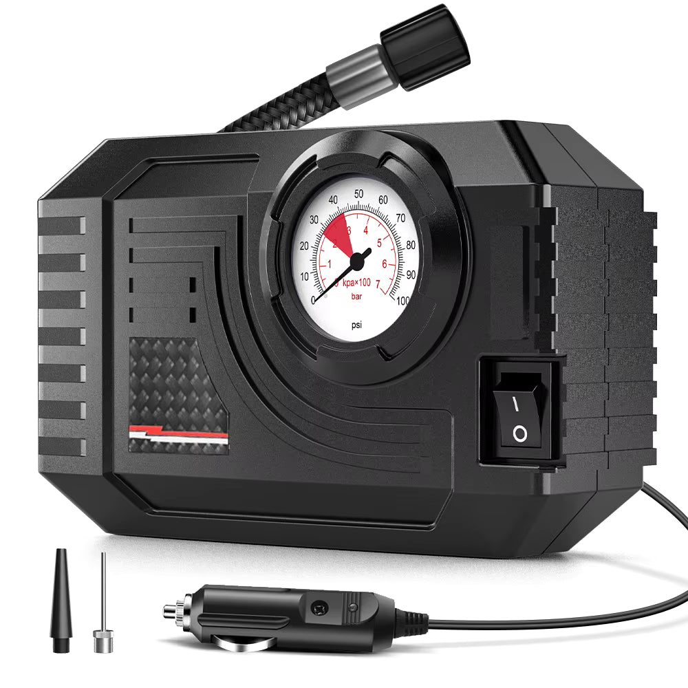 Mini Portable Tire Inflator – Electric Air Compressor