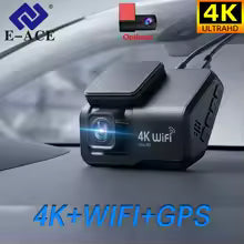4K Dash Cam with WiFi & GPS – 24H Parking Mode