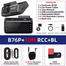 4K Dash Cam with WiFi & GPS – 24H Parking Mode