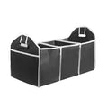 Foldable Car Trunk Organizer – 3-Compartment Storage Bag